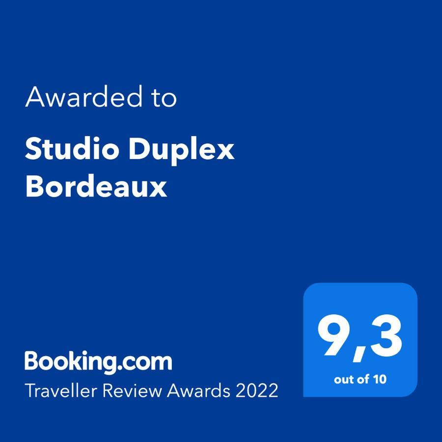 Studio En Duplex-Aircon-Terrasse-Parking-Calme بوردو المظهر الخارجي الصورة