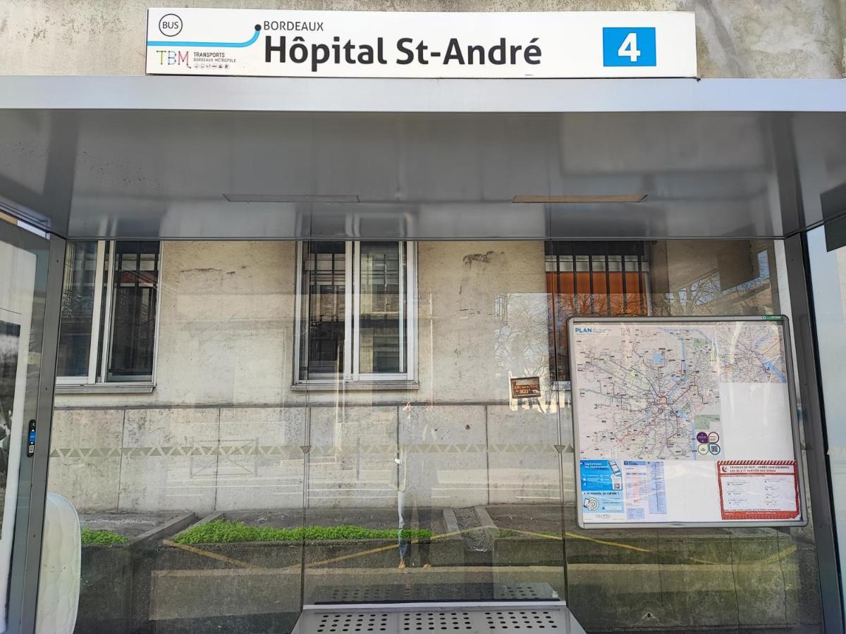 Studio En Duplex-Aircon-Terrasse-Parking-Calme بوردو المظهر الخارجي الصورة